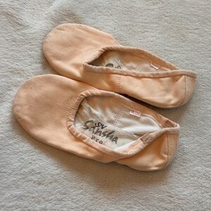 Kids Peach Ballet Shoes